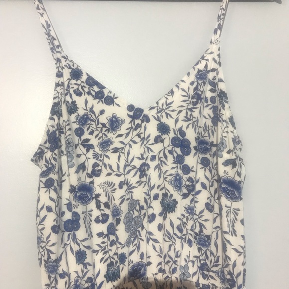 Blue Floral Romper. Size 4 - Picture 2 of 13